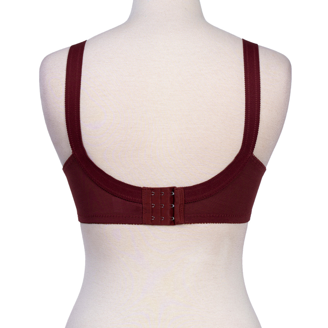 Belleza Lingerie Dourine League Bra - Maroon