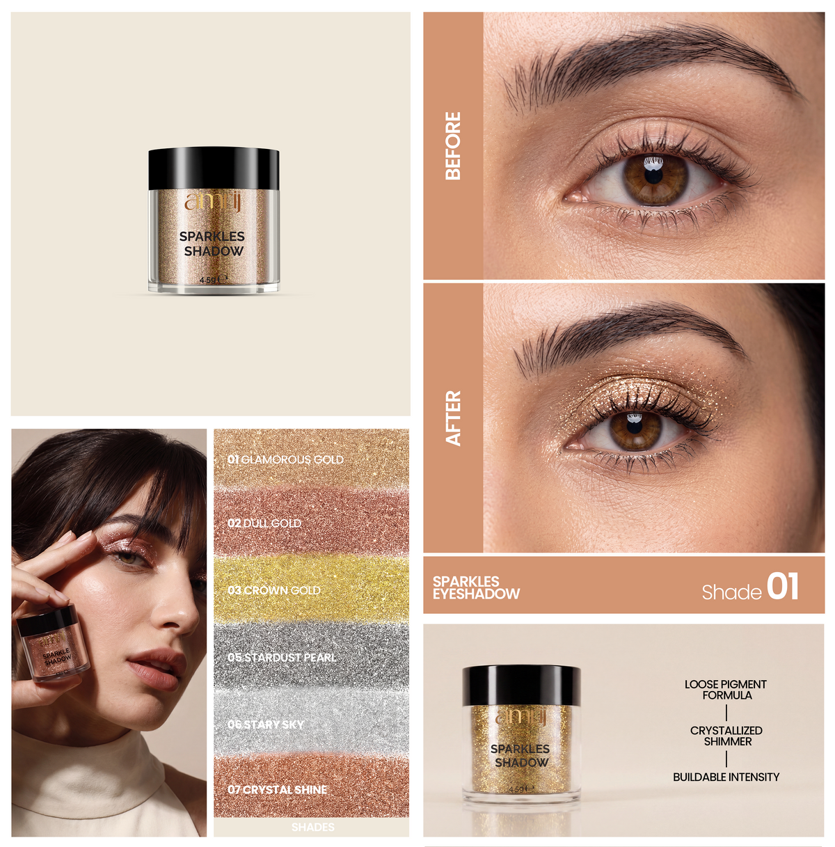 Amrij SPARKLE SHADOW