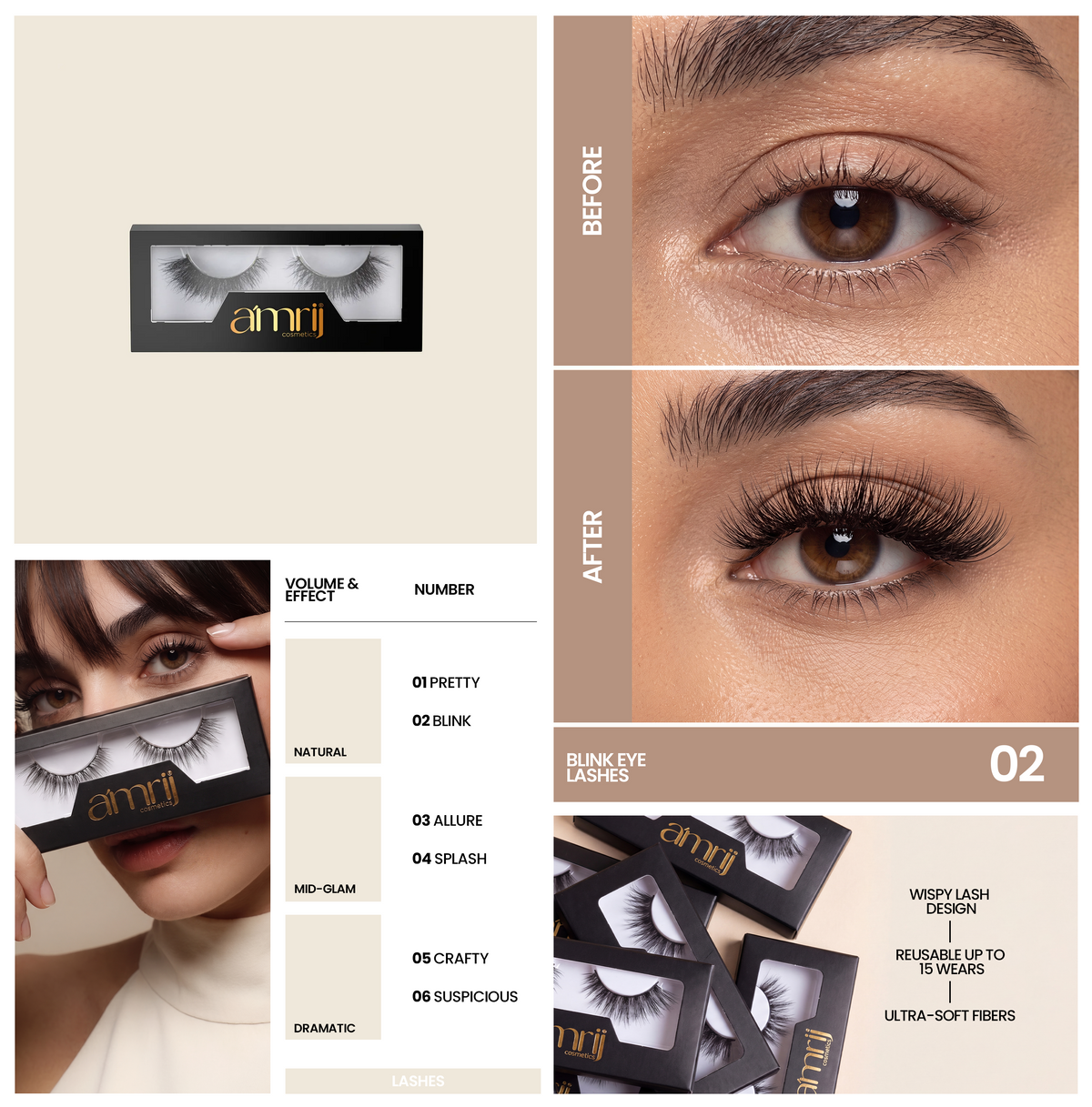 Amrij BLINK EYE LASHES
