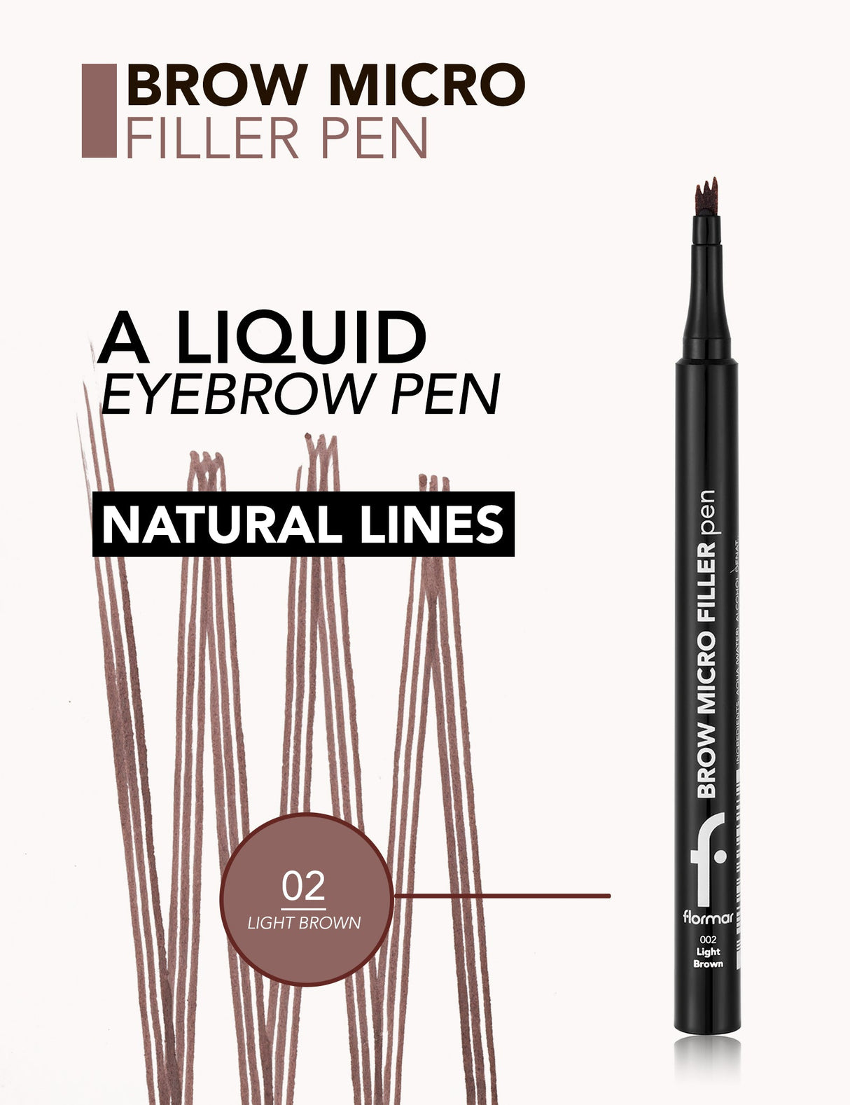 Flormar Micro Filler Eye Brow Pen 1.1Ml