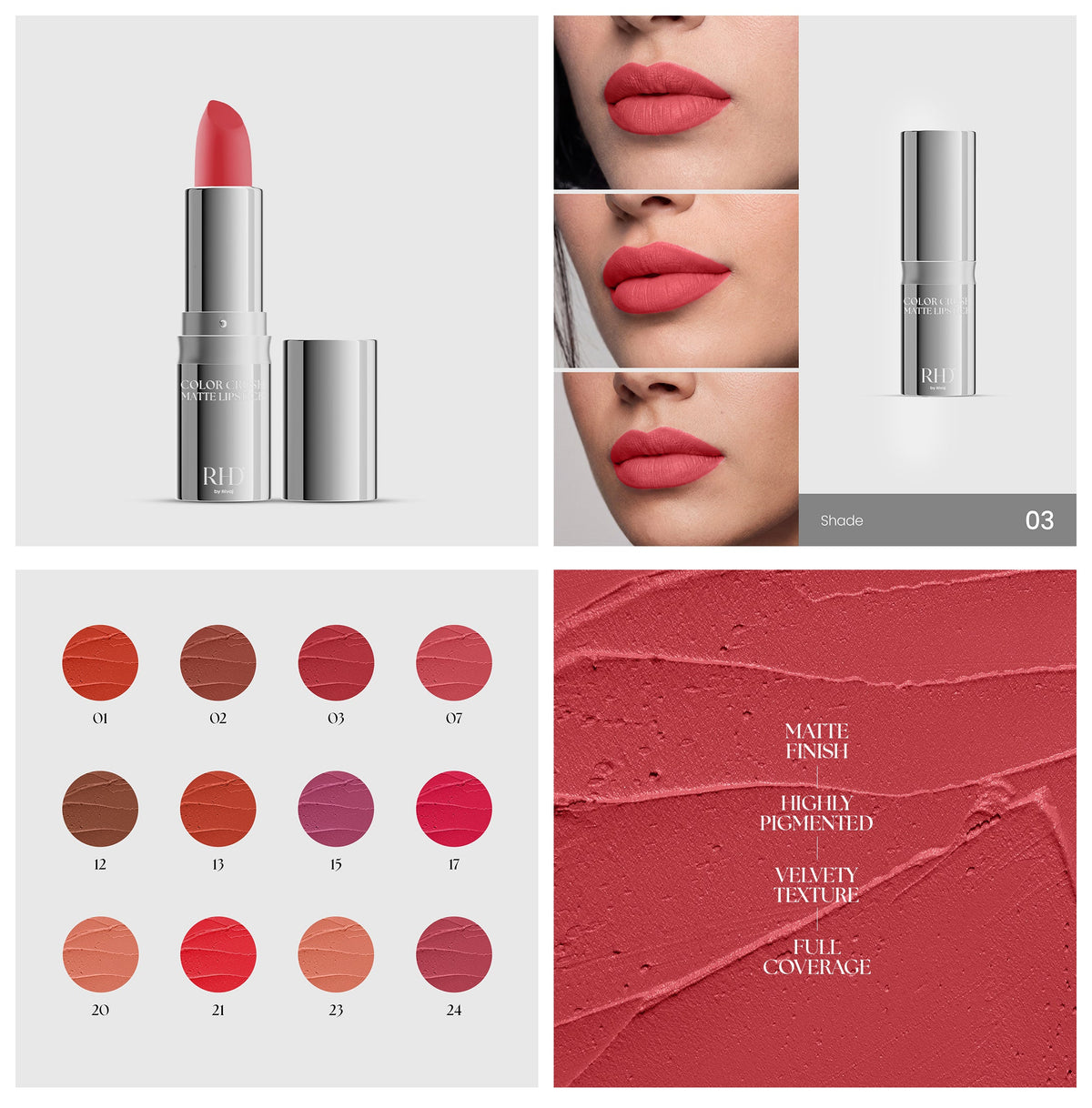 Color Crush Matte Lipstick - RHD