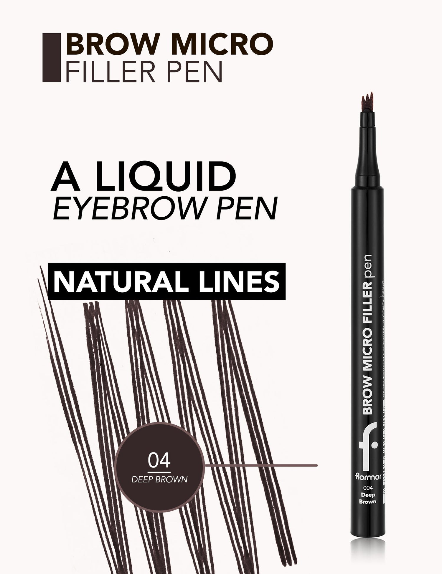 Flormar Micro Filler Eye Brow Pen 1.1Ml