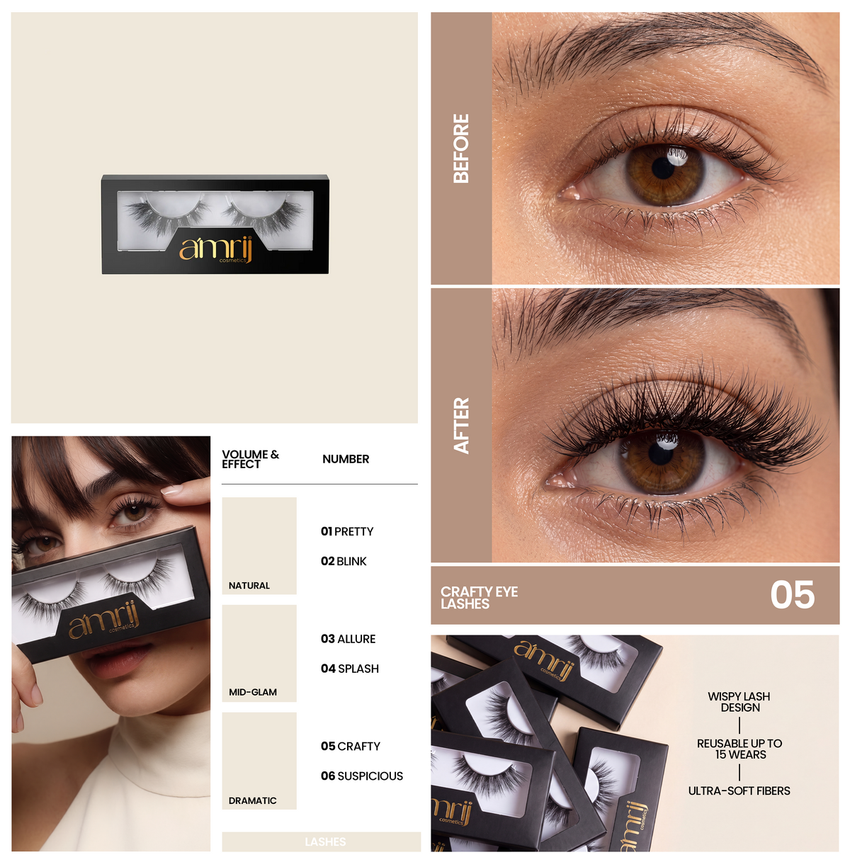 Amrij CRAFTY EYE LASHES