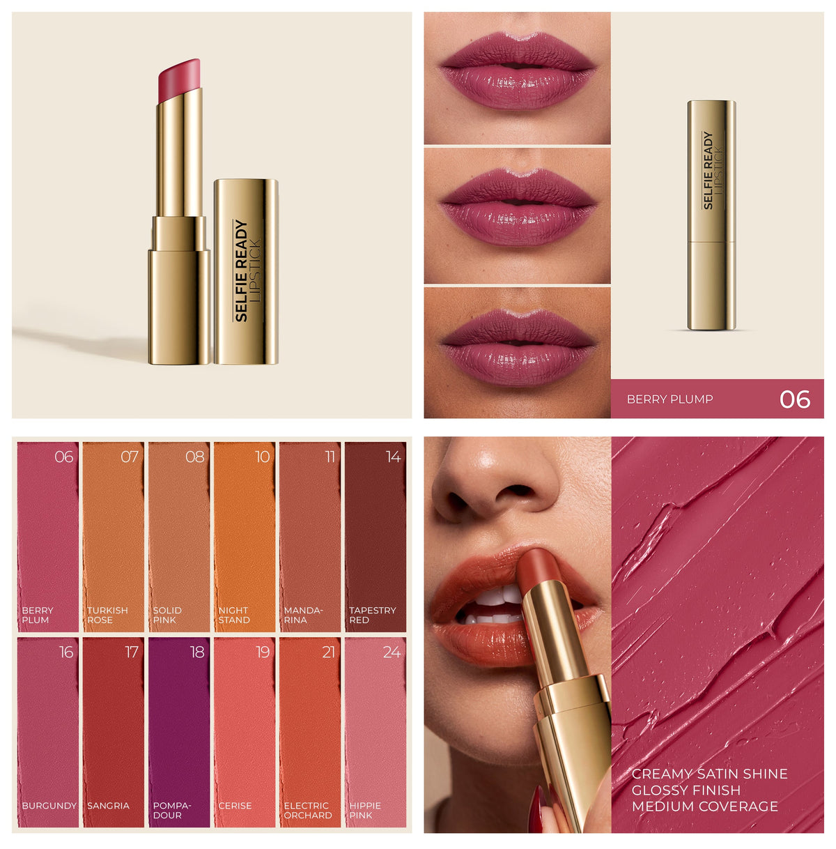 Amrij SELFIE READY LIPSTICK