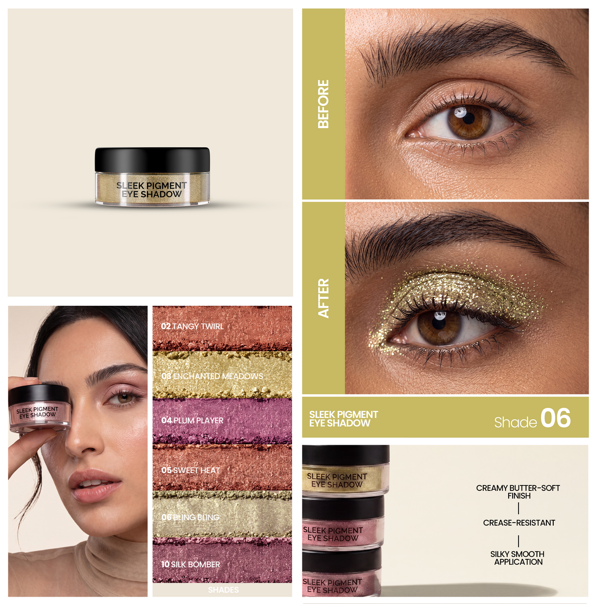 Amrij SLEEK PIGMENT EYESHADOW