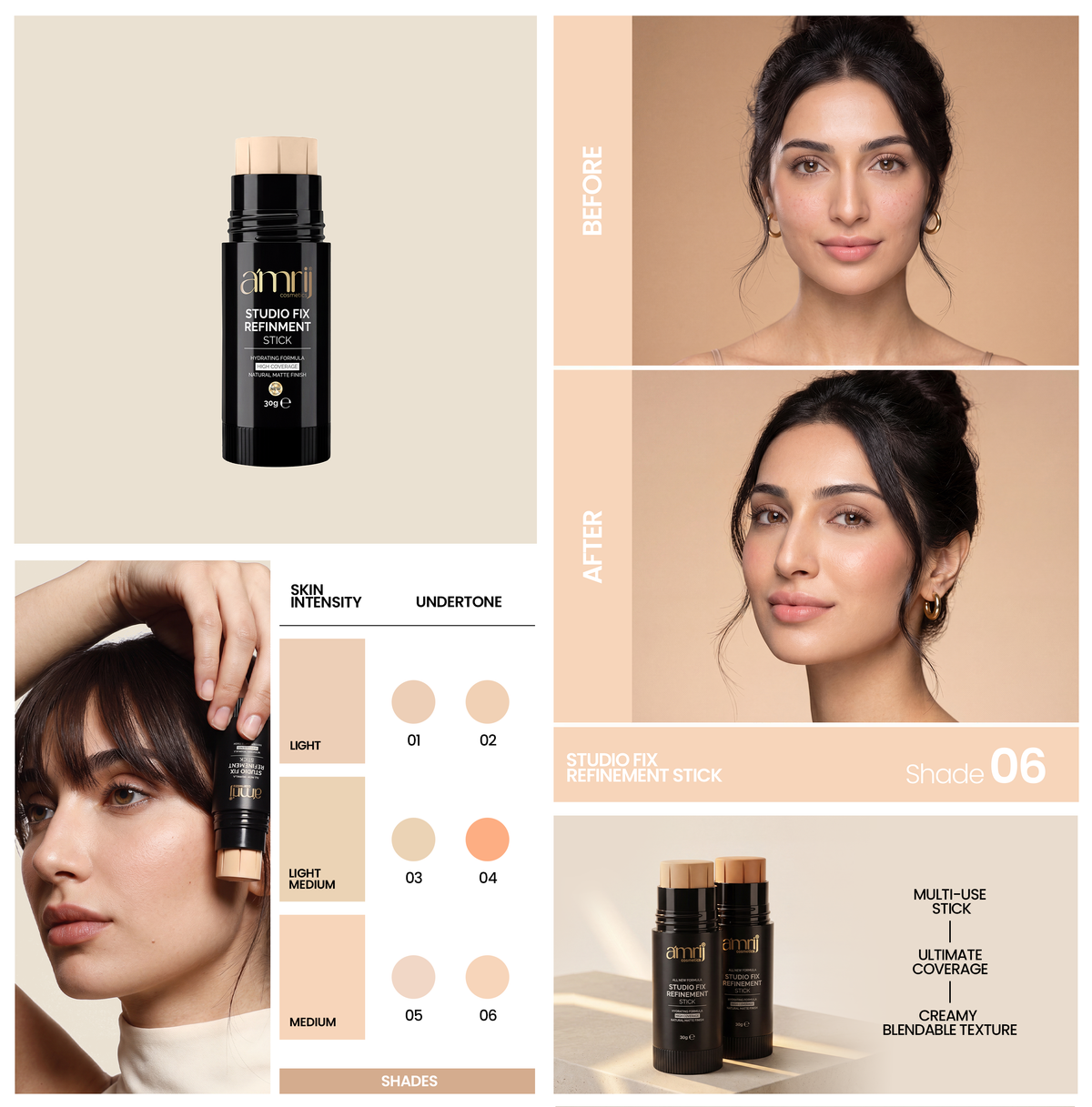 Amrij STUDIOFIX FOUNDATION STICK