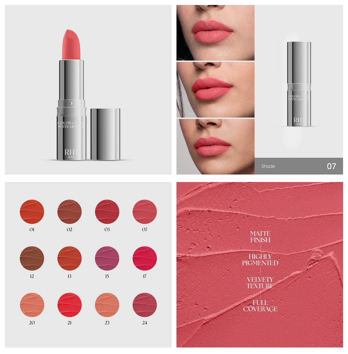 Color Crush Matte Lipstick - RHD