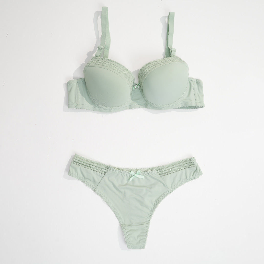 Belleza Lingerie Push Up Cup Wire Bra Set - A3028