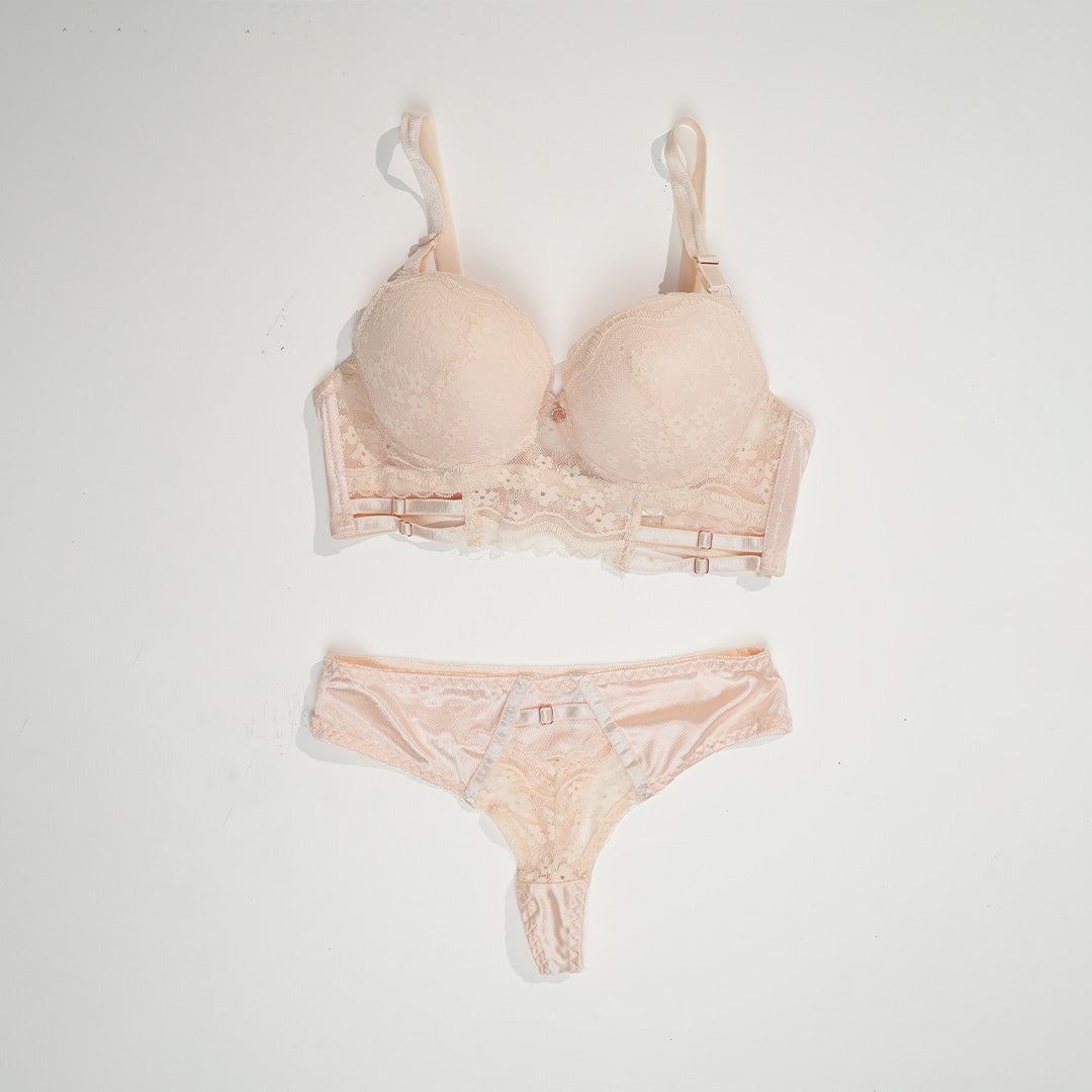 Belleza Lingerie Thin Cup Wire Bra Set - A24002