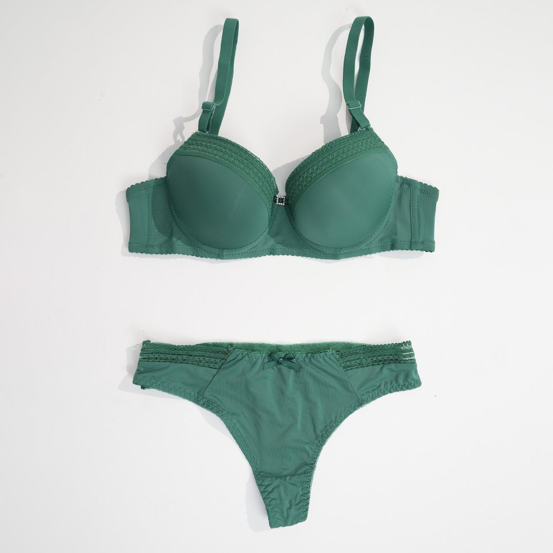 Belleza Lingerie Push Up Cup Wire Bra Set - A3028