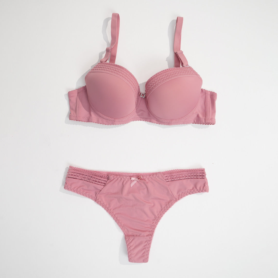 Belleza Lingerie Push Up Cup Wire Bra Set - A3028