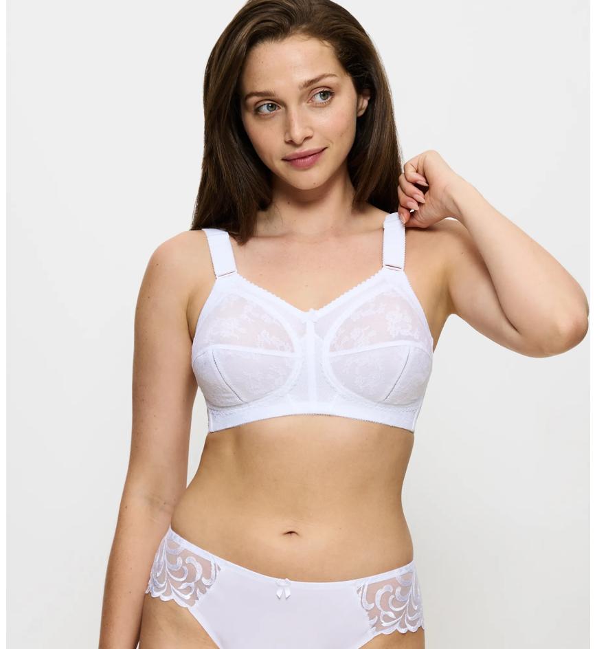 Belleza Lingerie Dourine League Bra - White