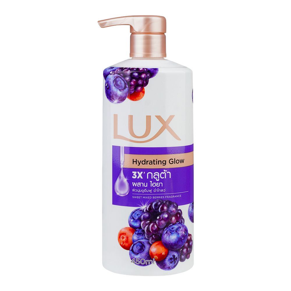 LUX MIXED BERRIES BODY WASH 450ML
