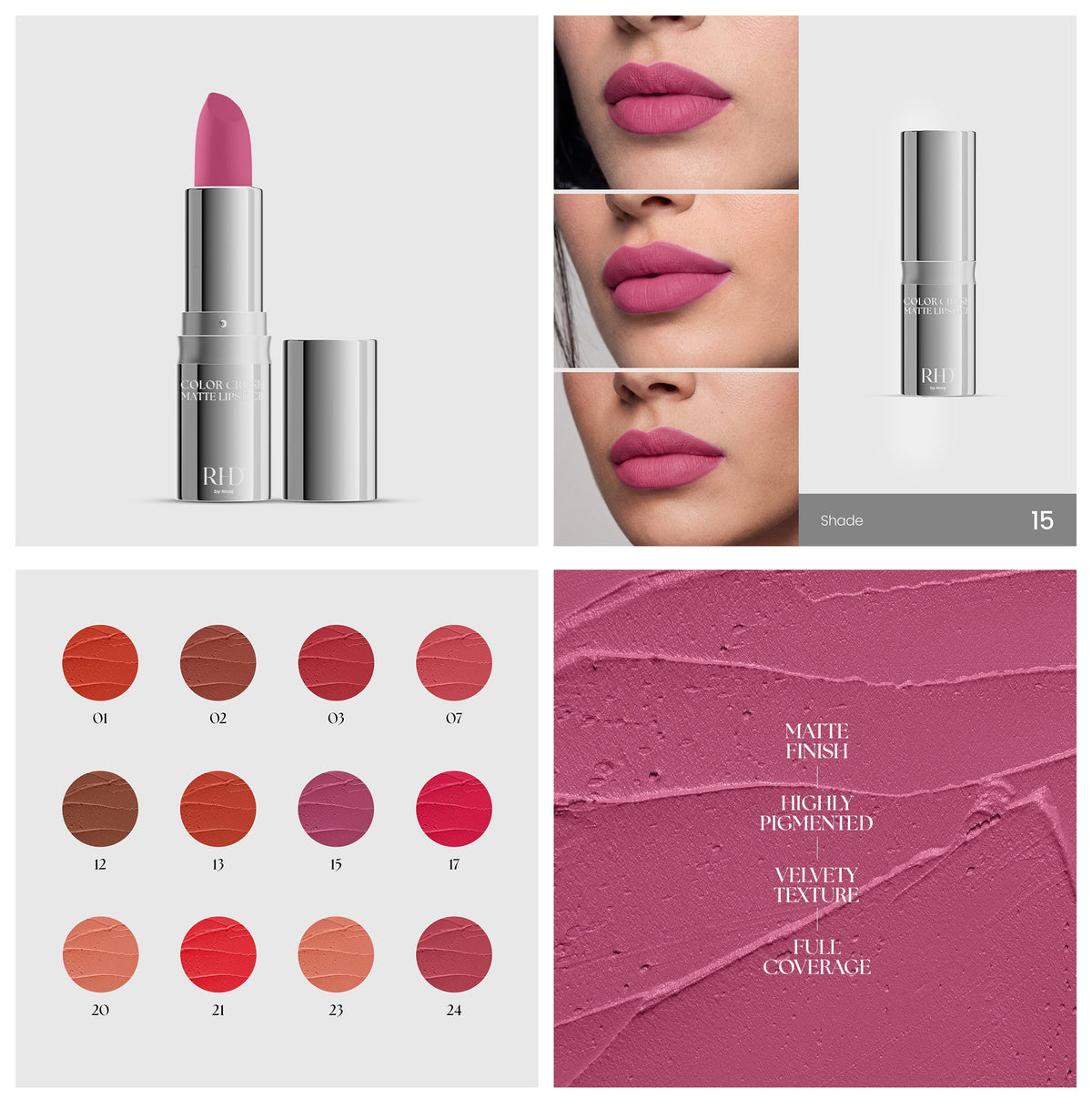 Color Crush Matte Lipstick - RHD
