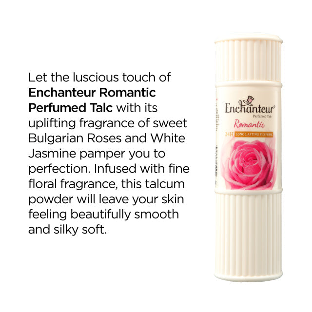 Enchanteur Romantic Perfumed Talcum Powder 125g