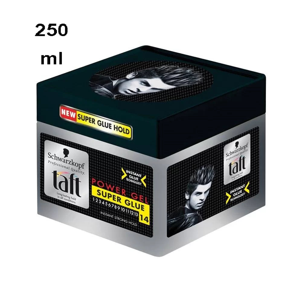 Taft Super Glue Hold Power Hair Gel - 14 250ml
