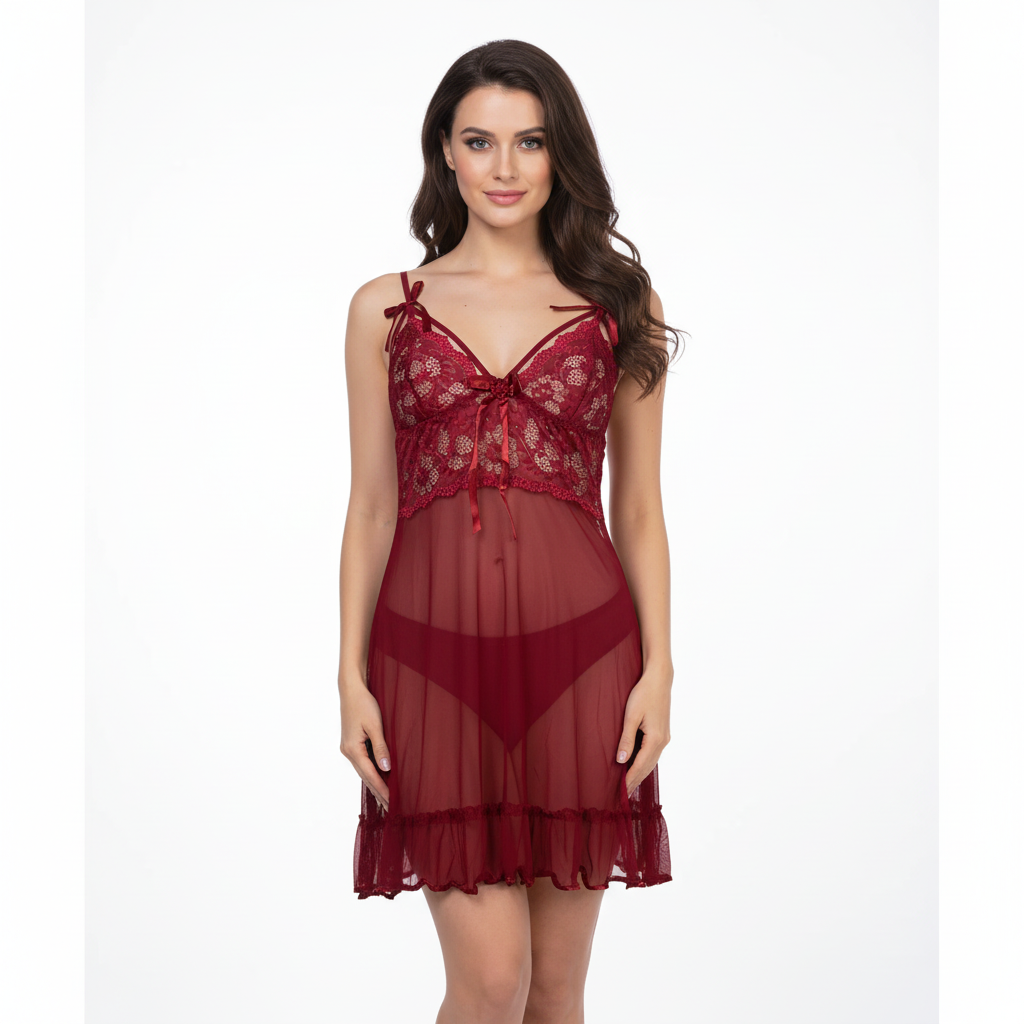 Belleza Lingerie Short Nighty - 8590