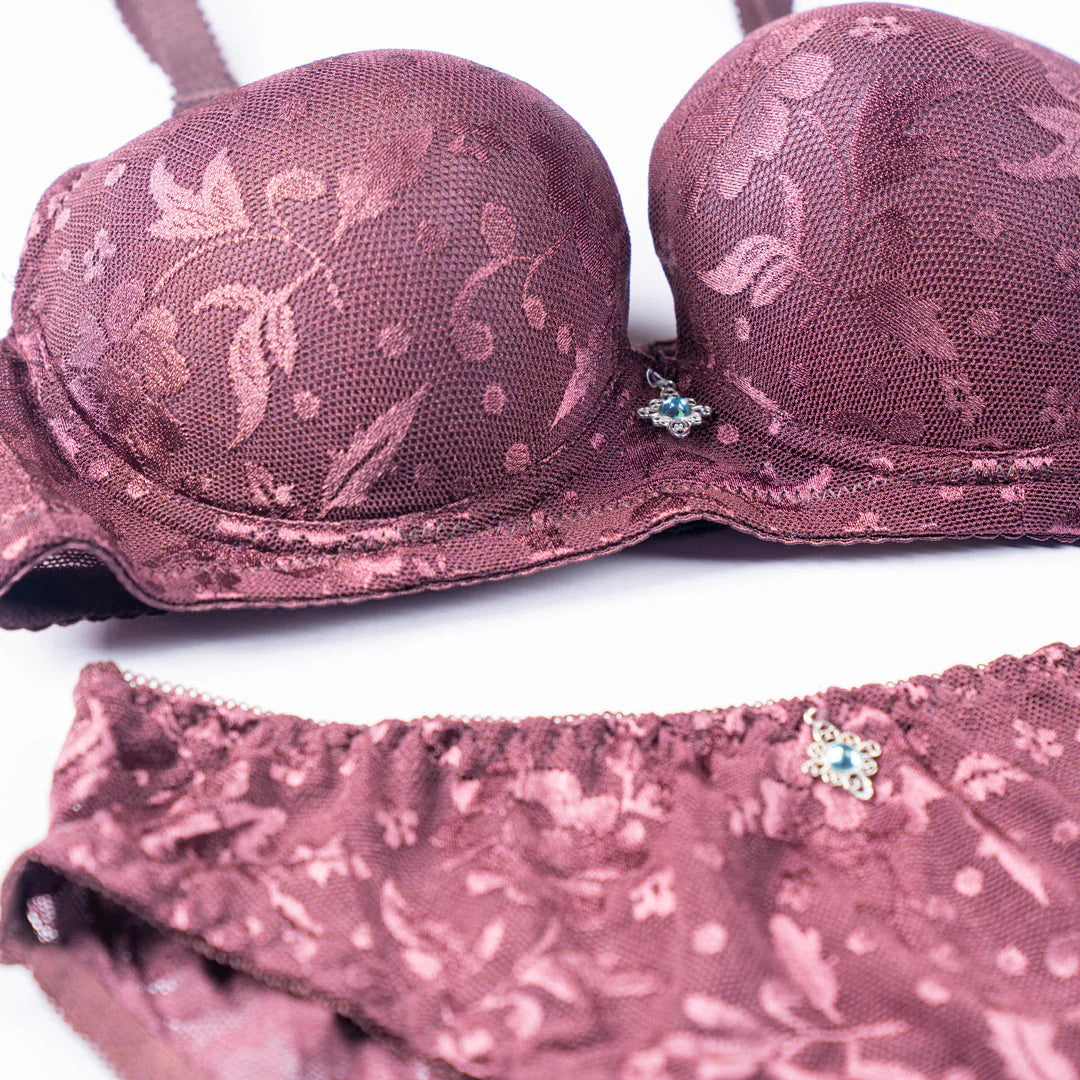 Belleza Lingerie Wire Padded Bra Set - 2101