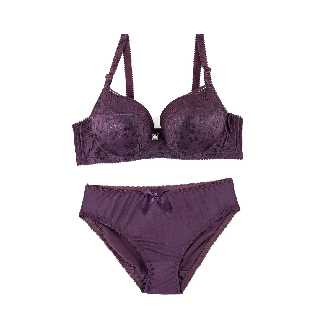 Belleza Lingerie Wire Padded Bra Set - 2107