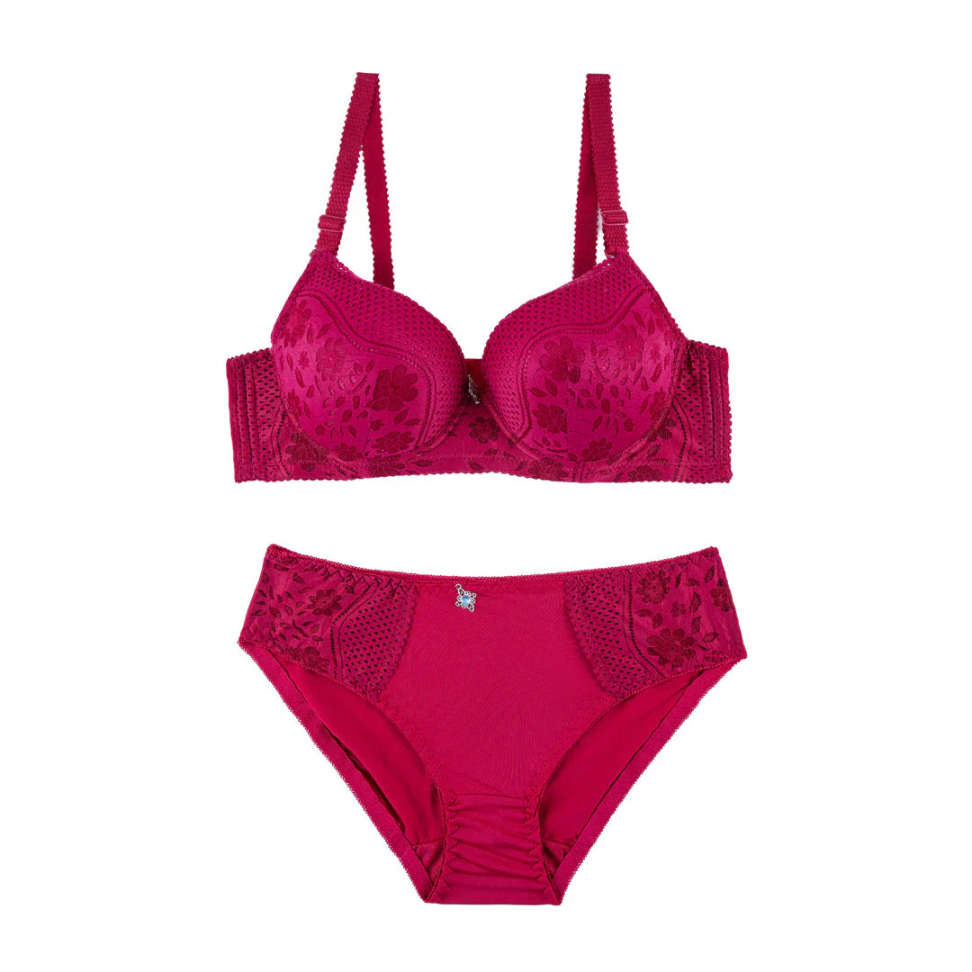 Belleza Lingerie Wire Padded Bra Set - 2107