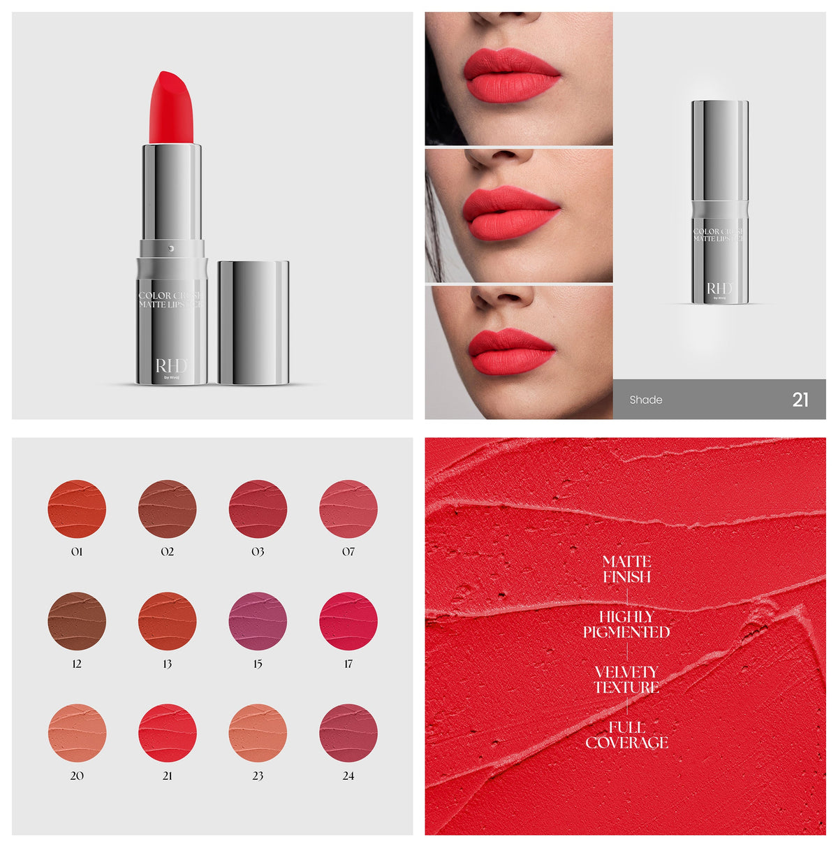 Color Crush Matte Lipstick - RHD