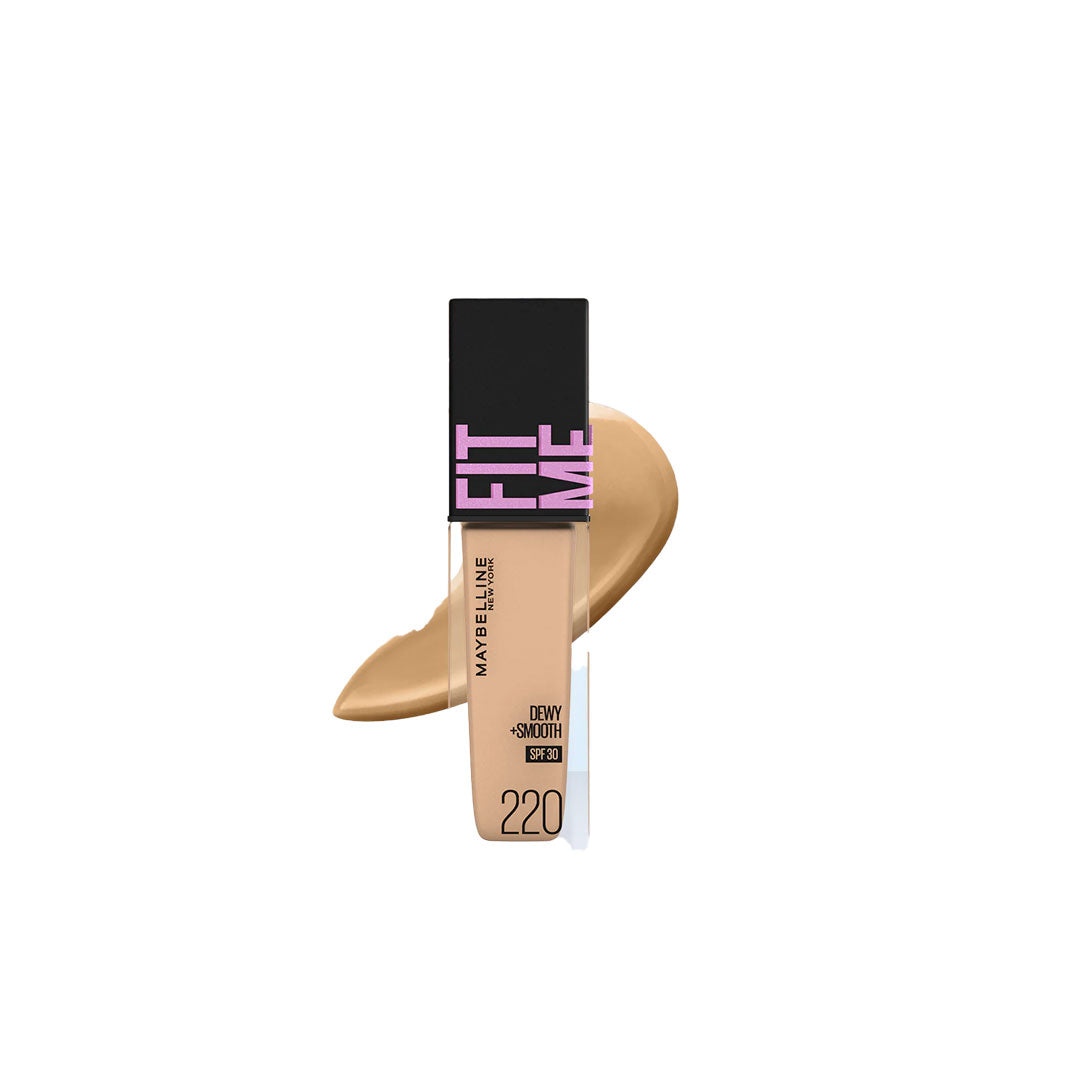 Maybelline Fit Me Dewy+Smooth Foundation - 220 Natural Beige