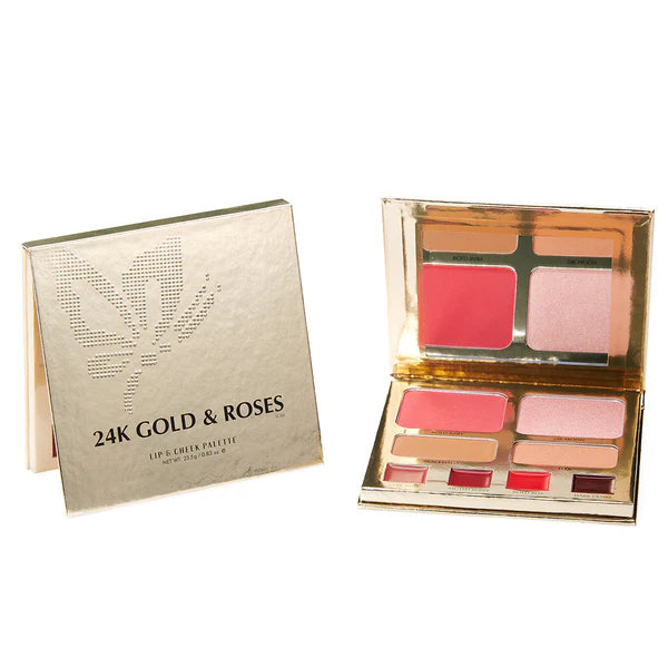 BBA 24K Gold & Roses Lip & Cheek Palette