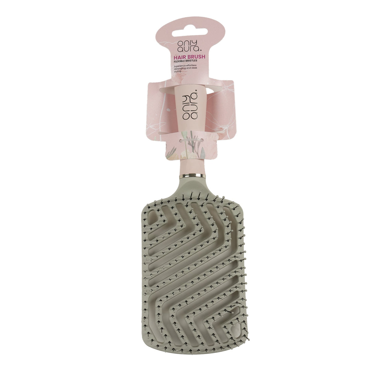 ONLYAURA SQUARE VENTED HAIRBRUSH PINK 3011G-D
