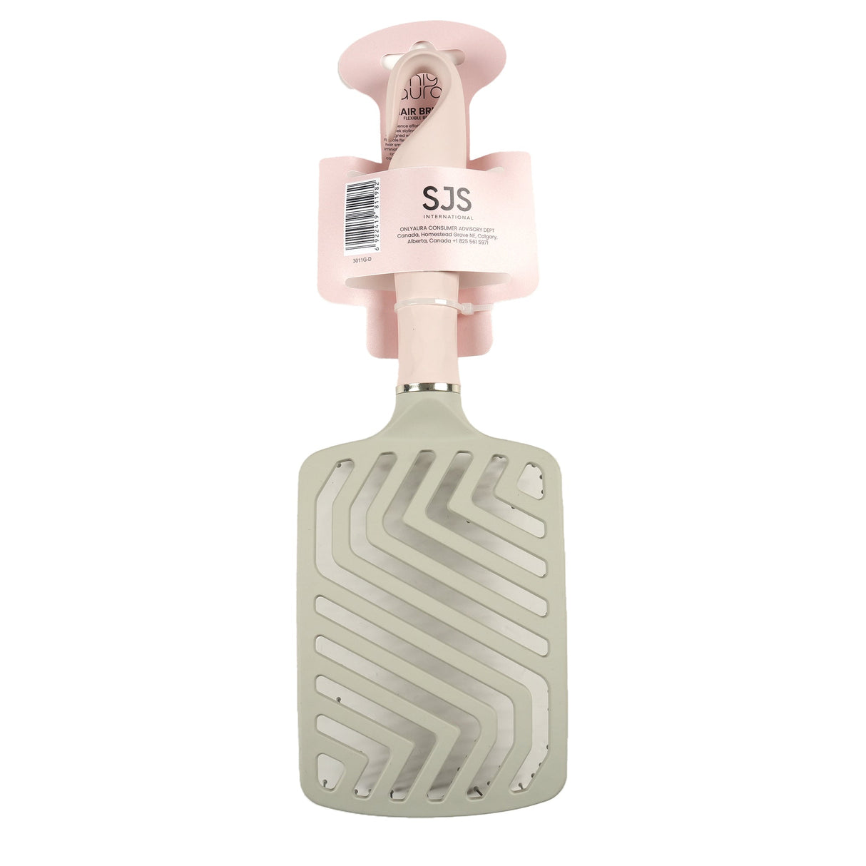 ONLYAURA SQUARE VENTED HAIRBRUSH PINK 3011G-D