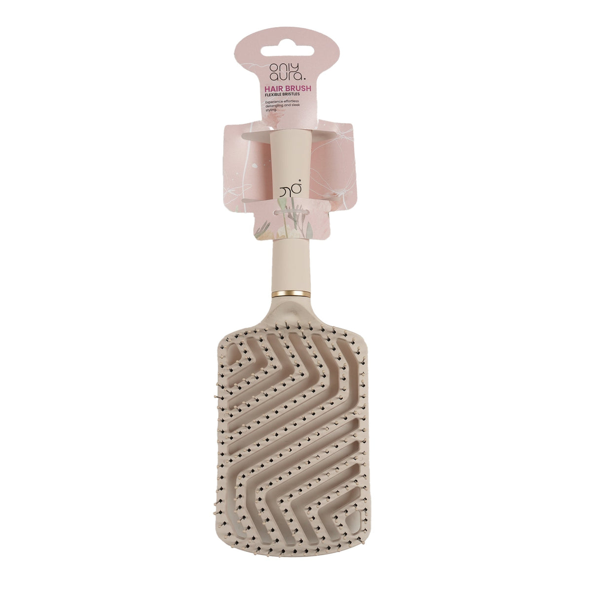 ONLYAURA SQUARE VENT HAIRBRUSH WHITE COLOR 3011H-H