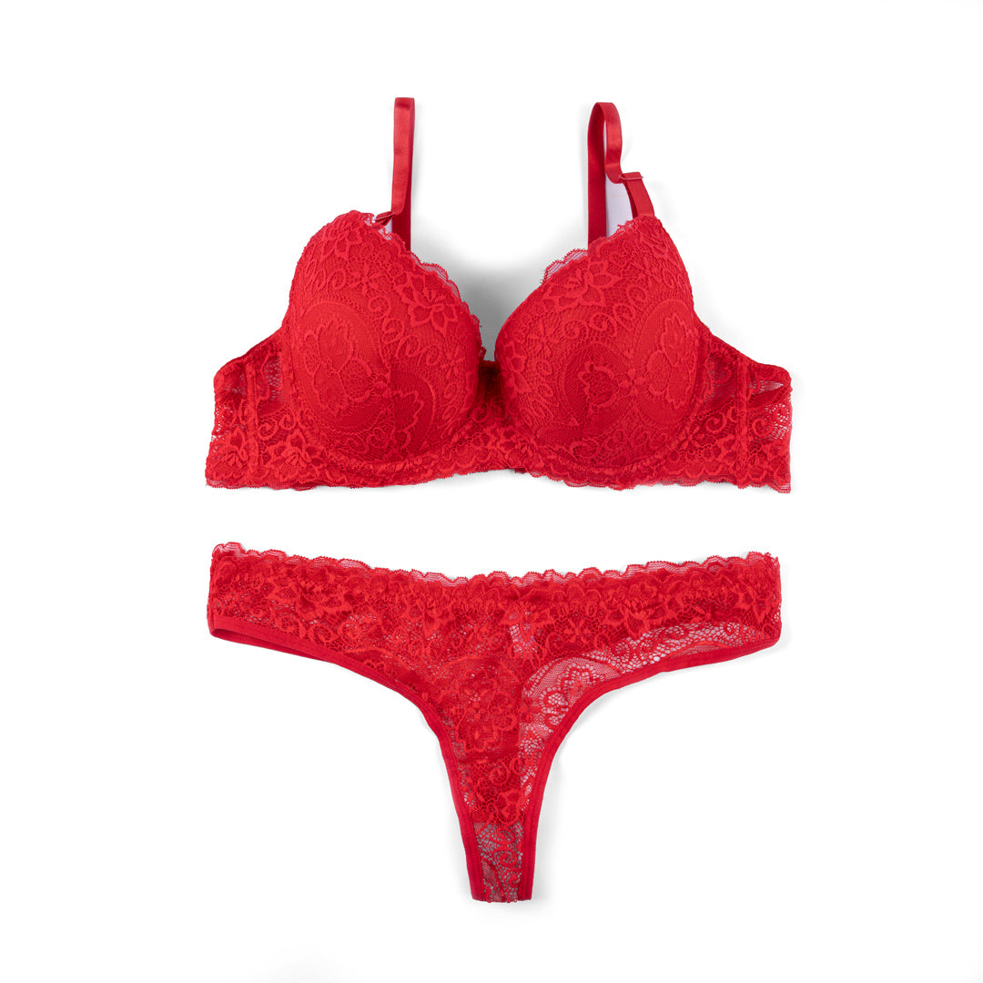 Belleza Lingerie Padded Wired Bra Set - A3130