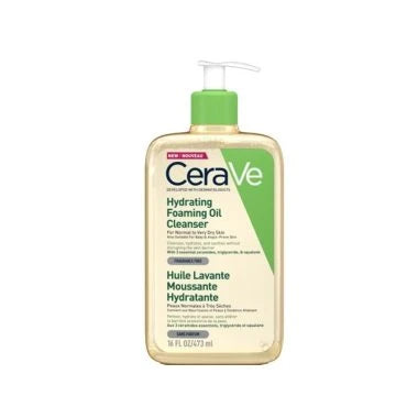 Cerave Normal To Very Dry Skin Hydrating Foaming Oil Cleanser 473ml