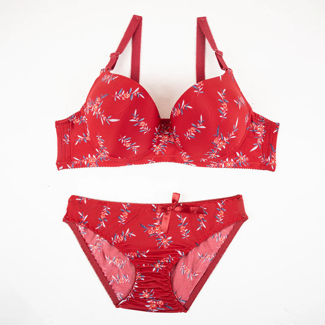 Belleza Lingerie Wire Padded Bra Set - 3346