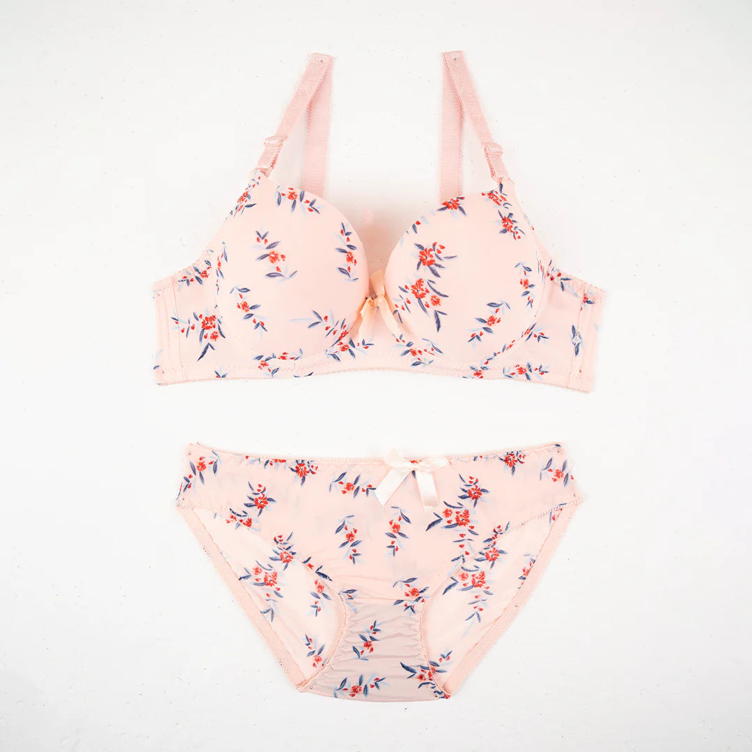 Belleza Lingerie Wire Padded Bra Set - 3346