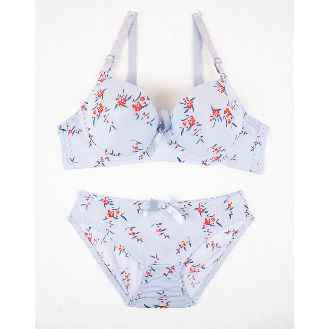 Belleza Lingerie Wire Padded Bra Set - 3346