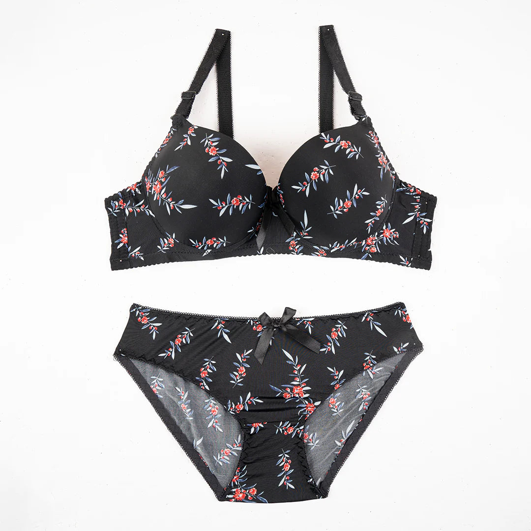 Belleza Lingerie Wire Padded Bra Set - 3346