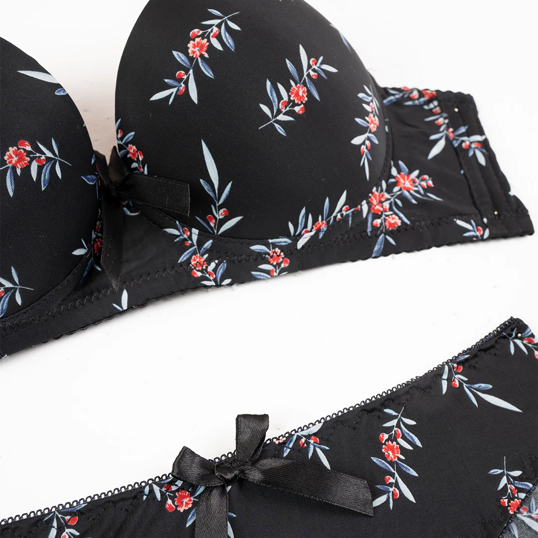 Belleza Lingerie Wire Padded Bra Set - 3346