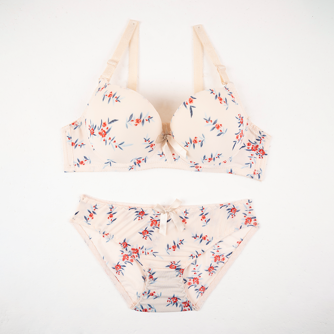 Belleza Lingerie Wire Padded Bra Set - 3346