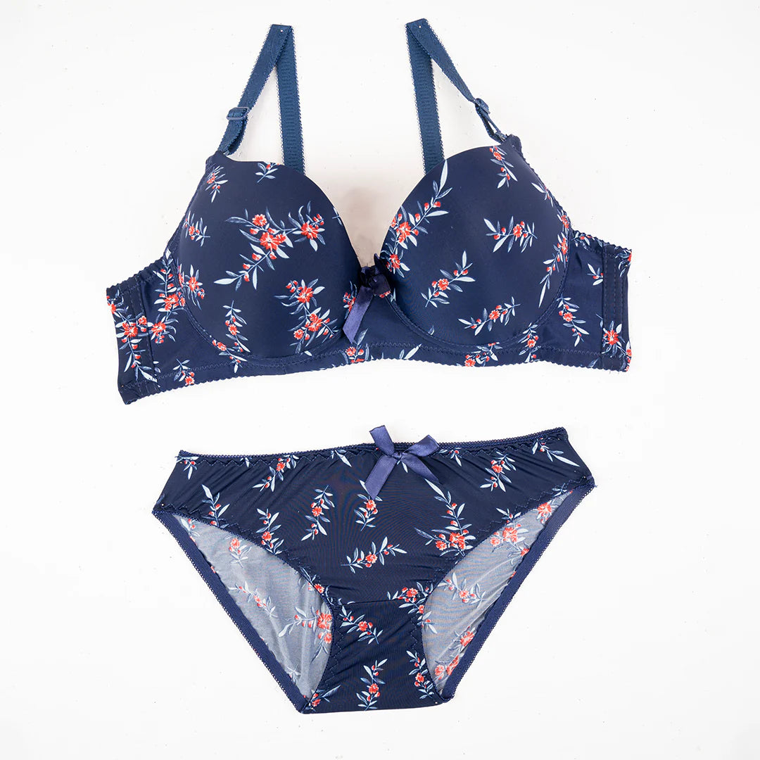 Belleza Lingerie Wire Padded Bra Set - 3346