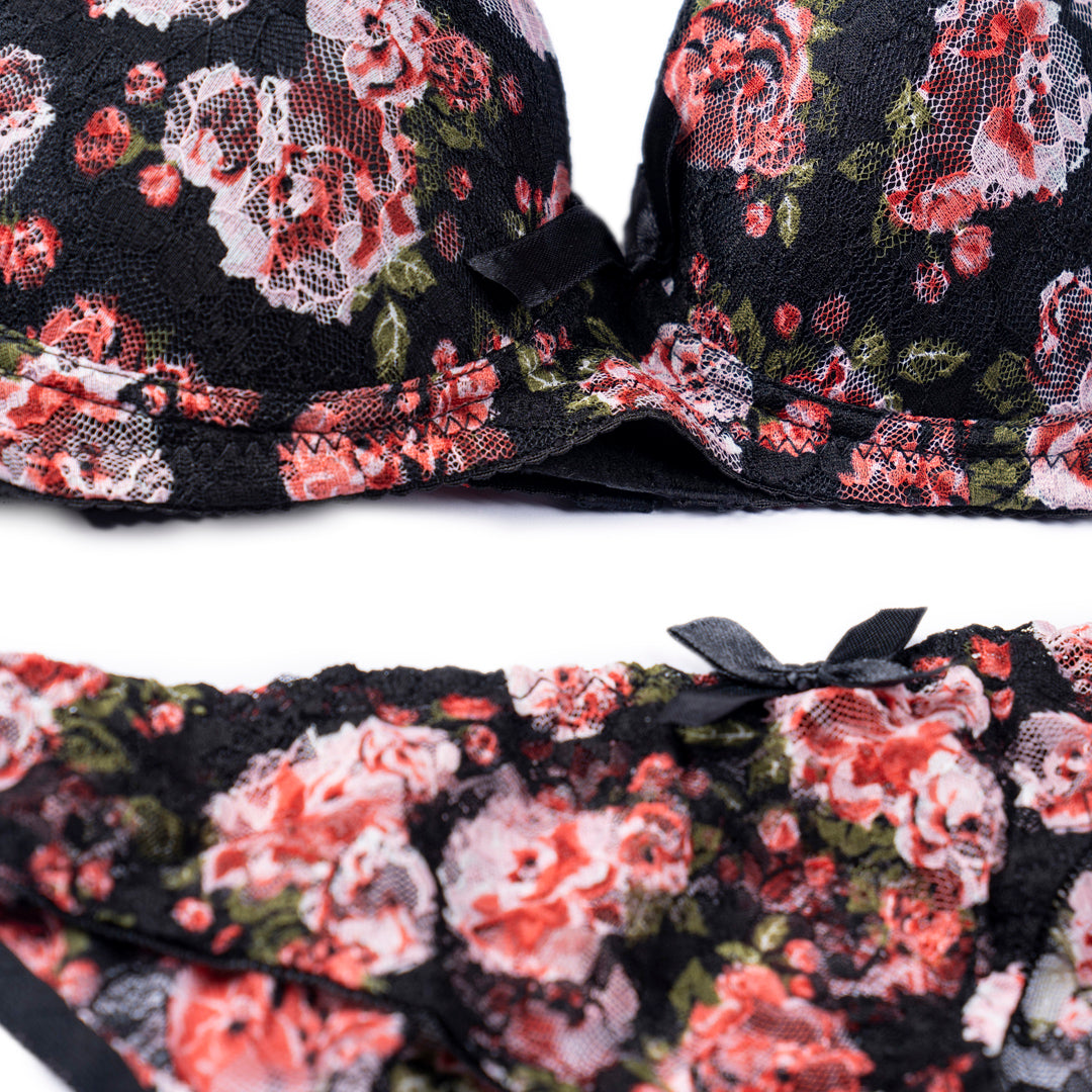 Belleza Lingerie Wire Padded Bra Set - 3347