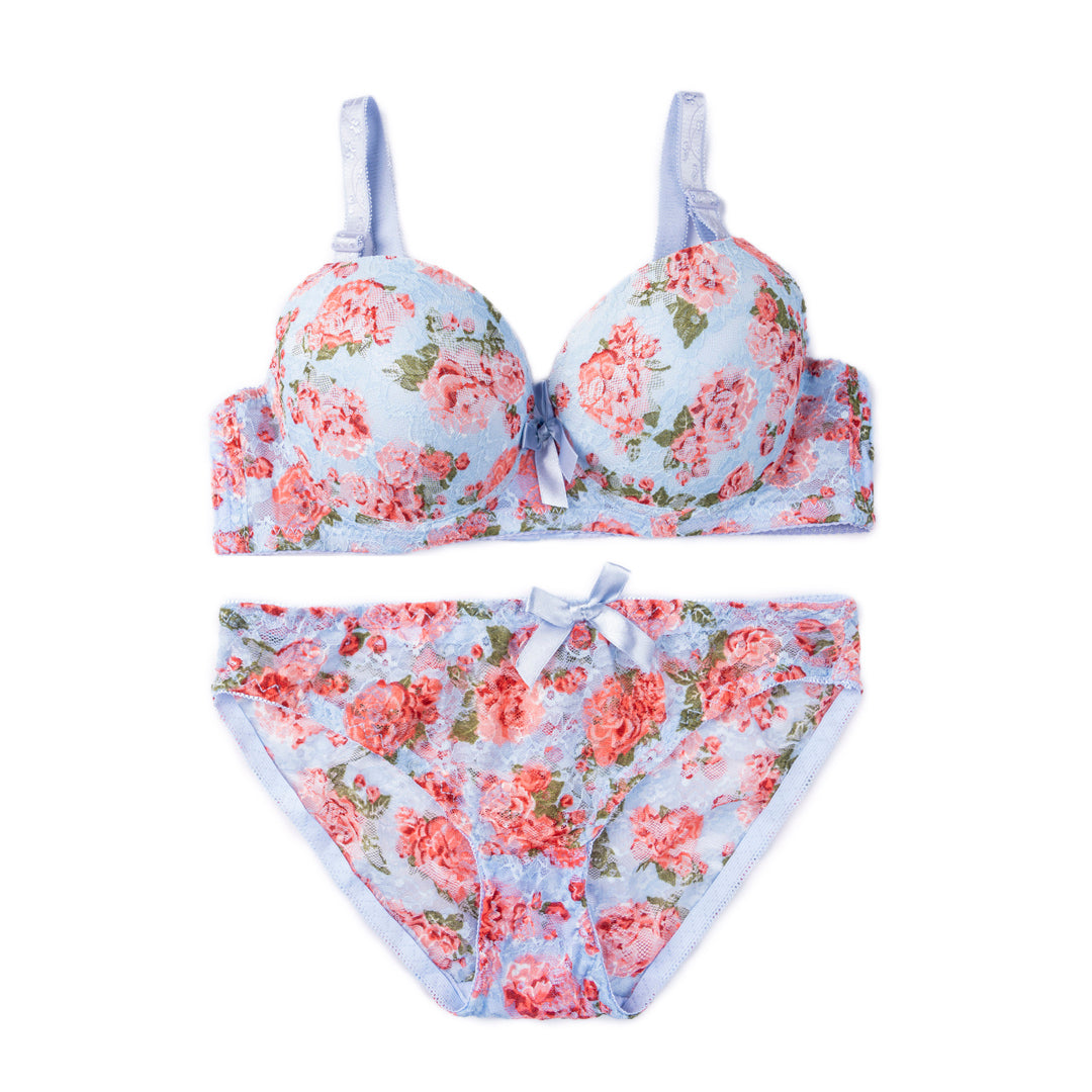 Belleza Lingerie Wire Padded Bra Set - 3347