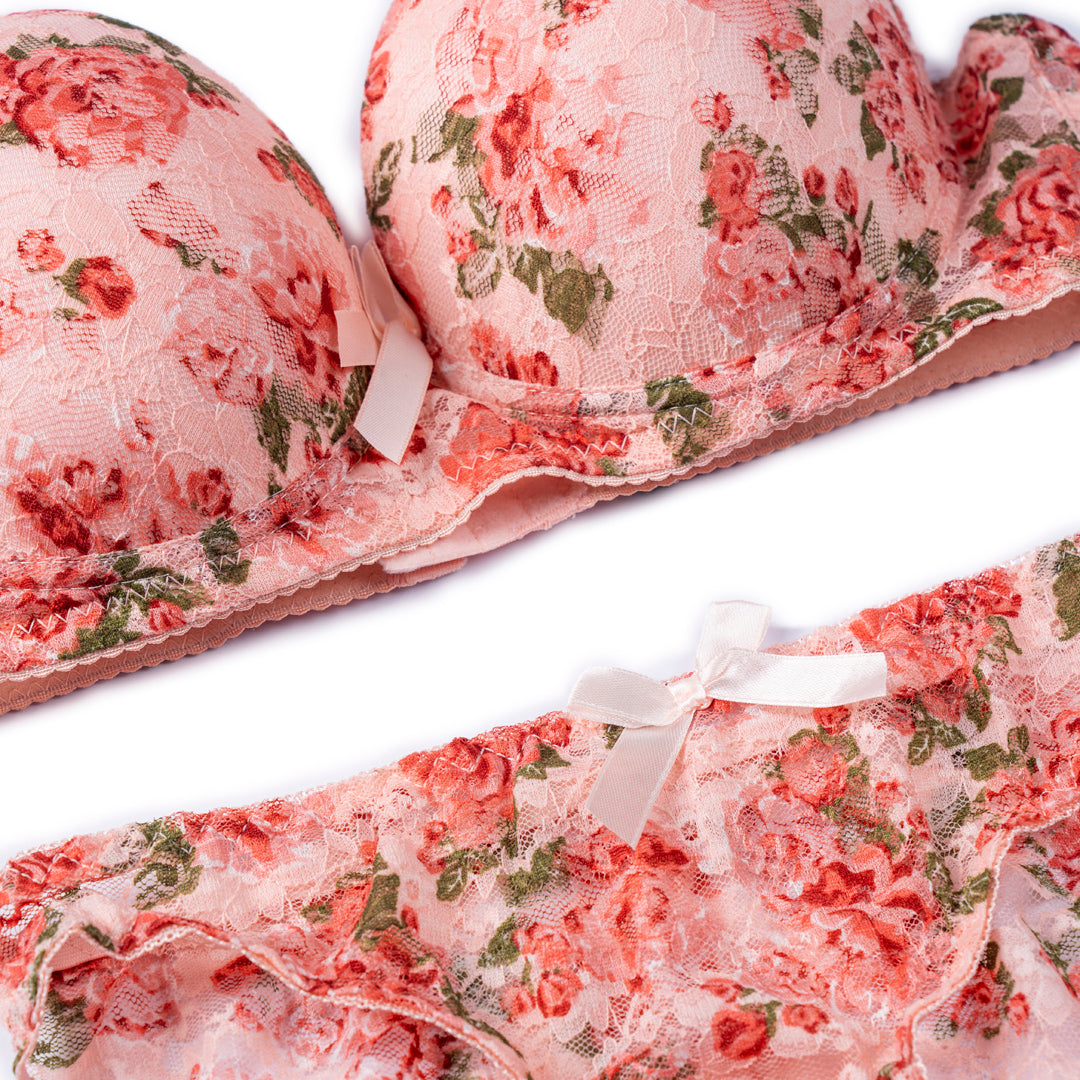 Belleza Lingerie Wire Padded Bra Set - 3347