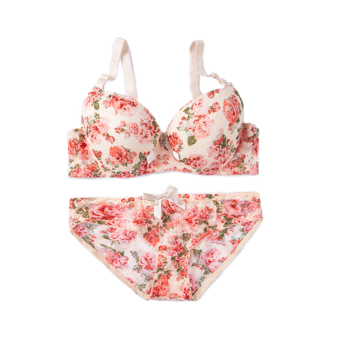 Belleza Lingerie Wire Padded Bra Set - 3347