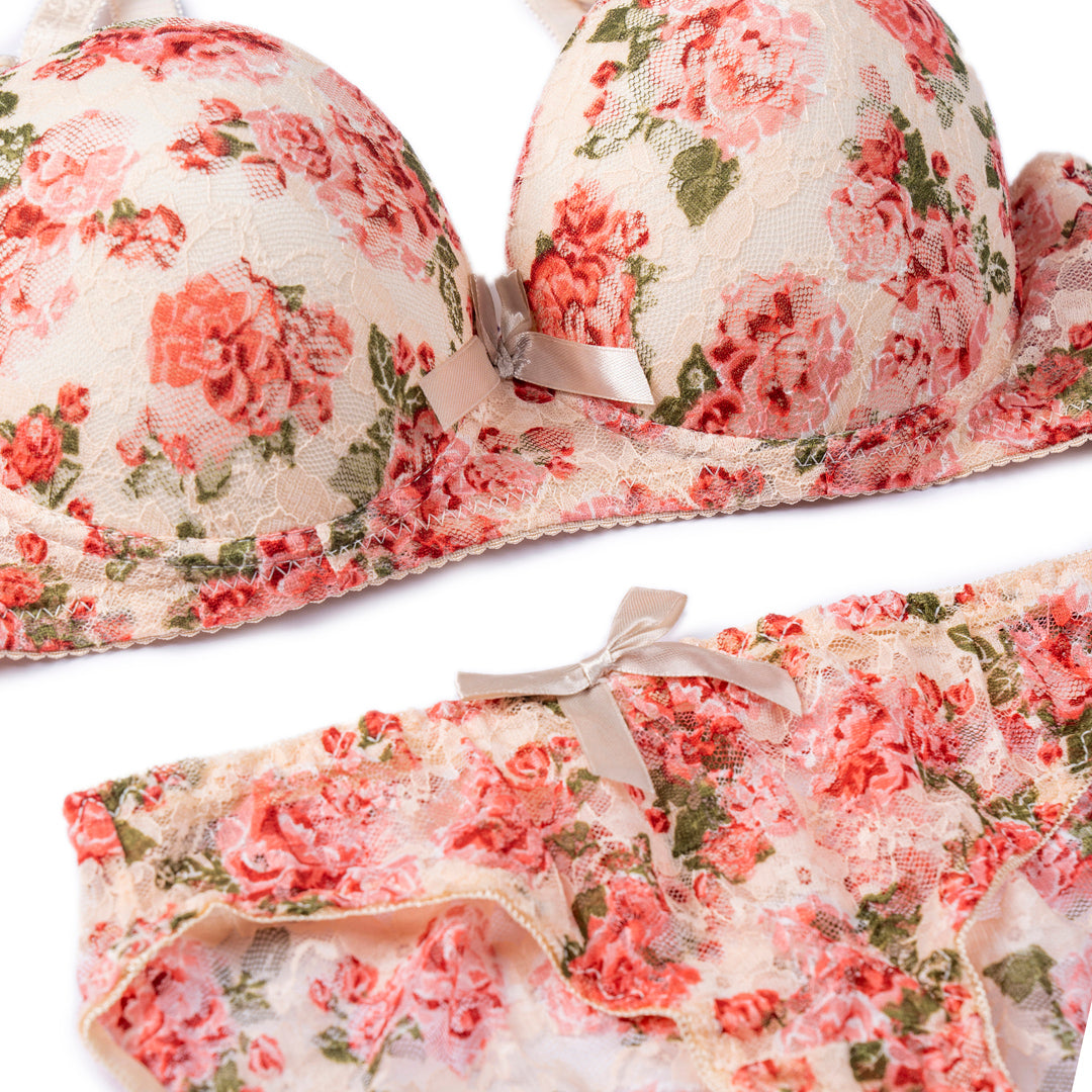 Belleza Lingerie Wire Padded Bra Set - 3347