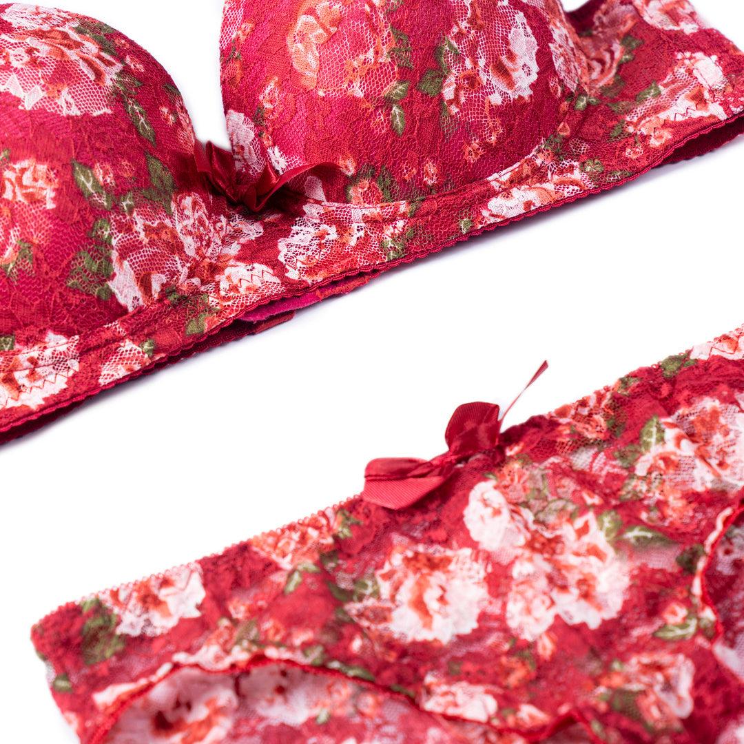 Belleza Lingerie Wire Padded Bra Set - 3347