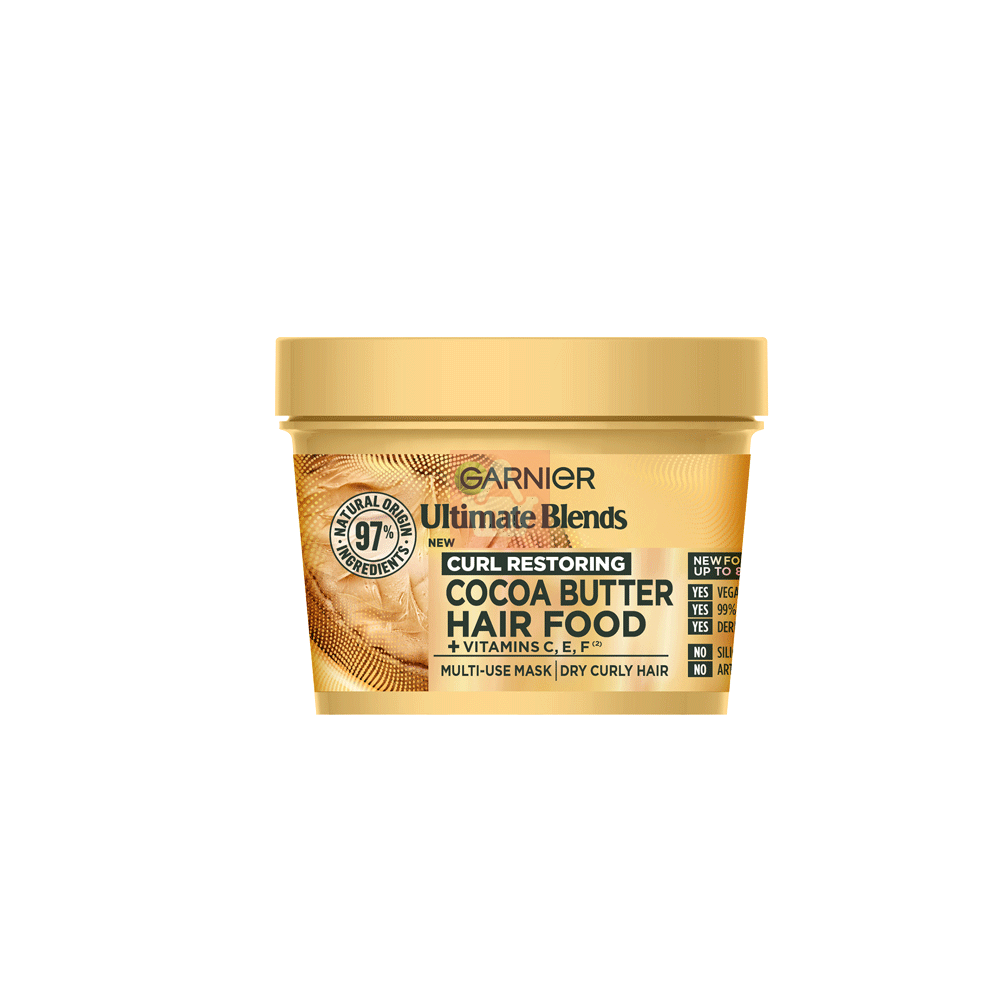 Garnier Ultimate Blends Cocoa Butter Curl Restoring Hair Food Mask 400 ml