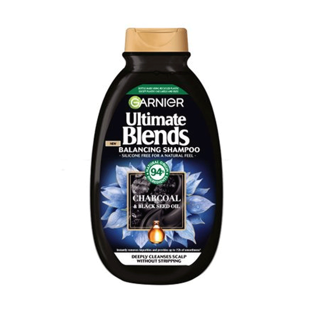 Garnier Ultimate Blends Charcoal & Black Seeds Oil Shampoo 300 ml