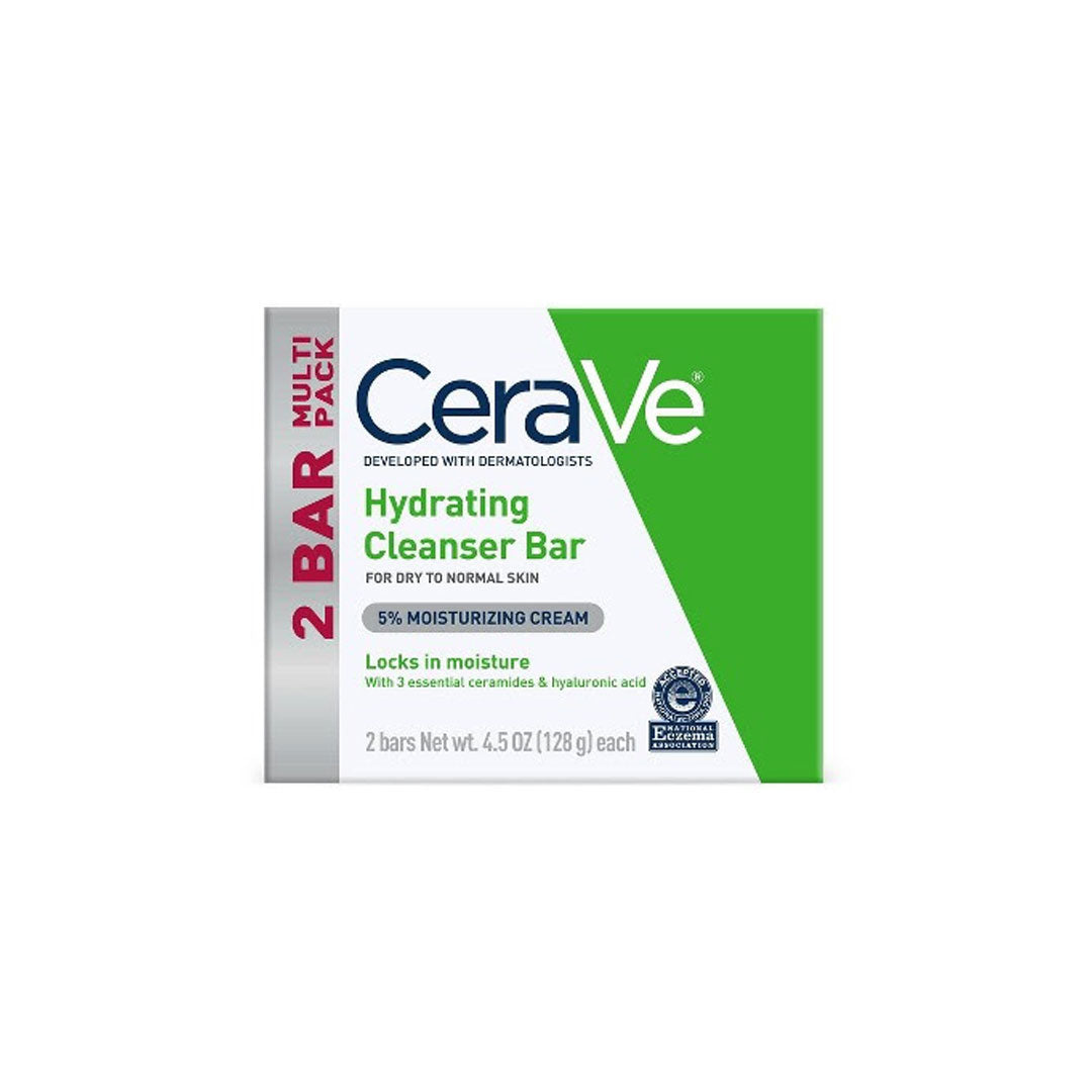 Cerave Twin Pack Hydrating Cleansing Bar 3Oz
