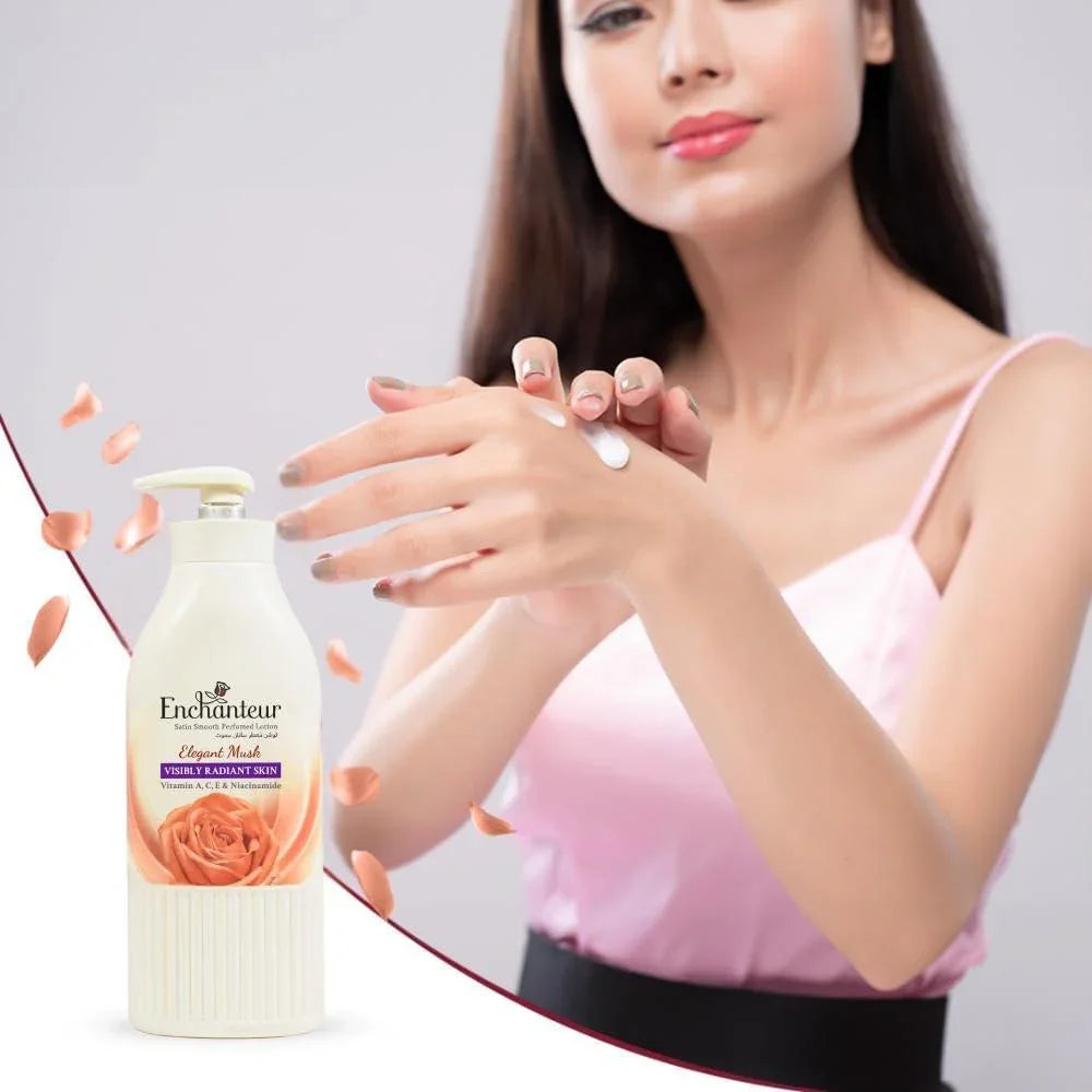 Enchanteur Elegant Musk Perfumed Body Lotion 500ml
