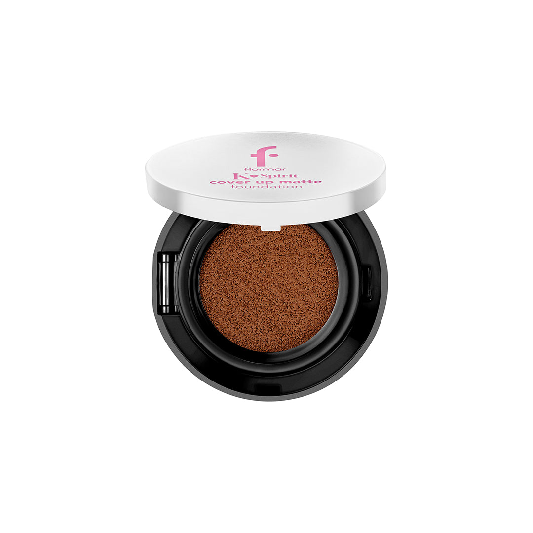 K-SPIRIT FDTN COV UP MATTE CUSHION COCOA 8 15GM